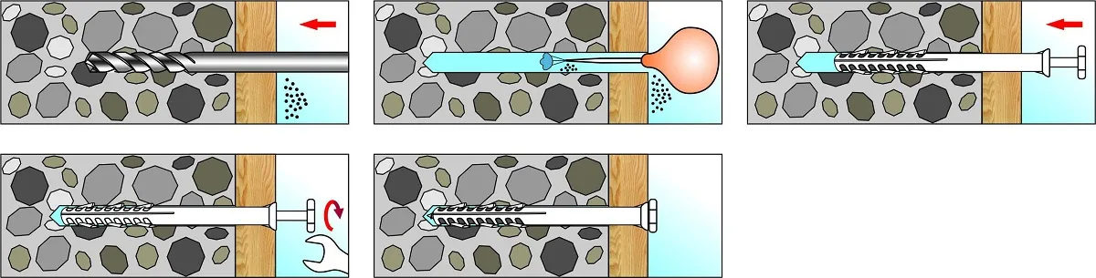 Дюбель фасадный с саморезом 10*135 (20 шт.) (Стройбат)