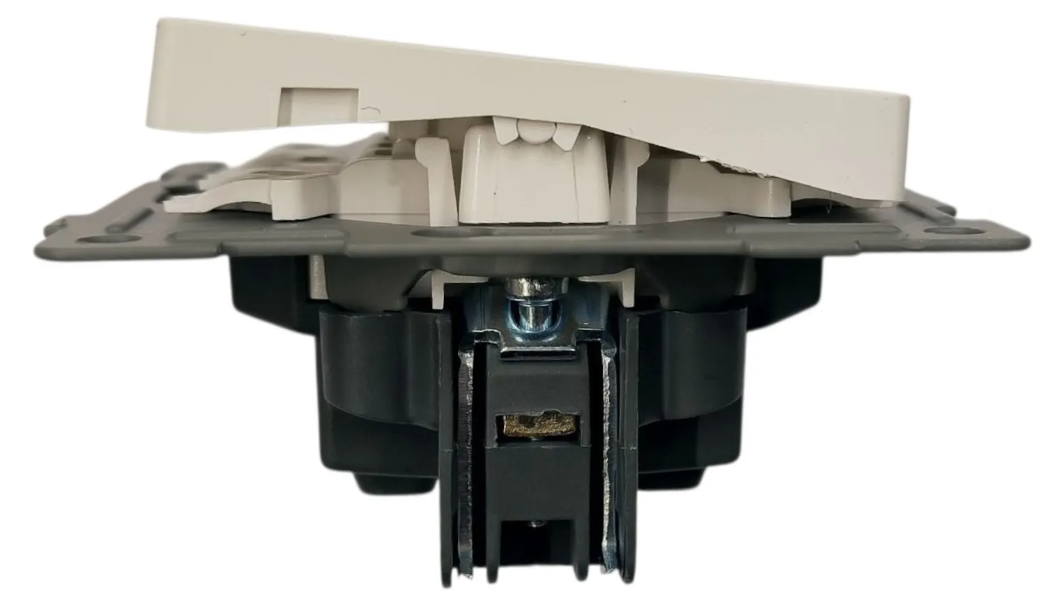 Выключатель перекрёстный 1-кл. белый U1A-001-3 SoftTouch "Uno" AWSproducts