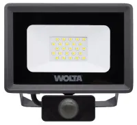 Прожектор LED 20Вт 5700K P65 1800лм с датчиком WOLTA