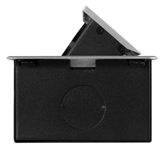 Выдвижная гор. розетка 2 Euro 16A, 2 USB A, 2 RJ45, 5В/2.1А, проводка, Серый RocketSocket