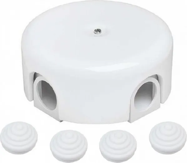 Коробка распред. 110х50мм Белый (пластик) Bironi