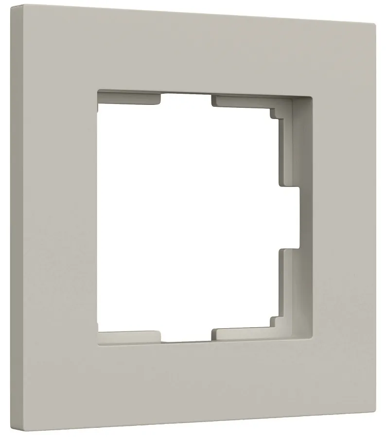 Рамка 1-я Дымчатый софт Slab WERKEL