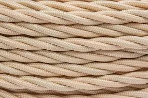 Провод витой 3*2,5 Песоч. золото (мат.) кратно (10м) Bironi (50м/уп)