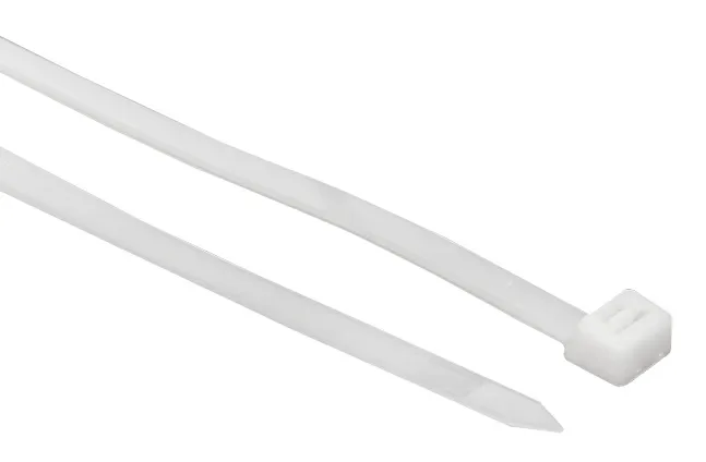 Хомут 7,2*200 белый нейлон (100 шт.) Basic (EKF), уп