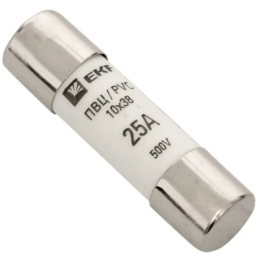 Плавкая вставка цилиндрическая ПВЦ (10х38) 25А EKF