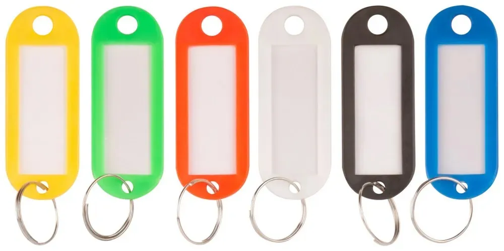 Бирки для ключей, набор 6 шт. FIT, ком