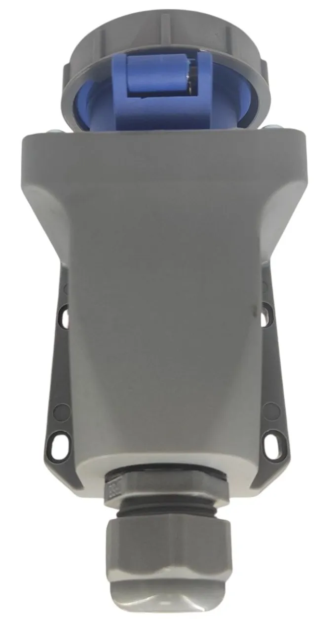 Розетка стационарная 16A 3п (2P+PE) SLN-1132 IP67, 380В, AWSPRODUCTS