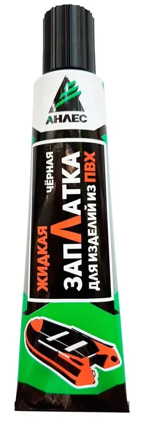 Клей-герметик ЗапЛатка жидкая Черная тюбик 40мл АНЛЕС 10-90