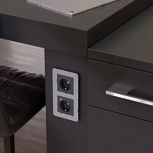 Рамка 2-я Алюминий (алюминий) Platinum WERKEL