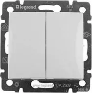 Выключатель проходной 2-кл. Белый Valena LEGRAND