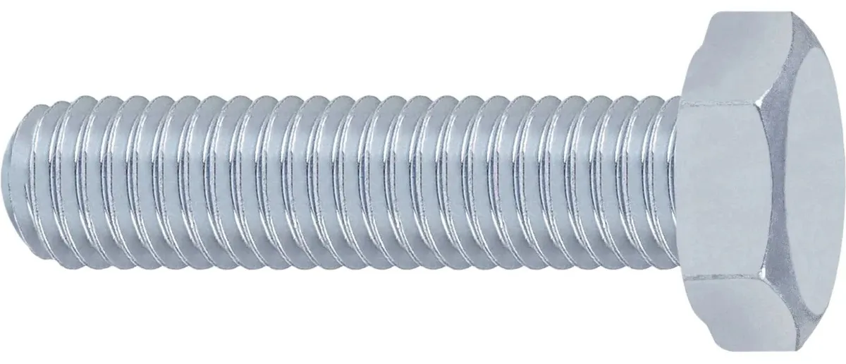 Болт М6*40 DIN933 цинк (60 шт.) (ГОСКРЕП), уп