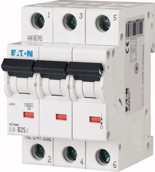 Автомат CLS6-C 2/3 (C)2А 3-pol