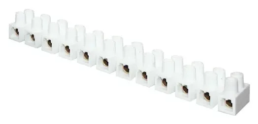 Колодка клеммная 16А (1-10мм2) полипропилен белый PROxima (EKF)