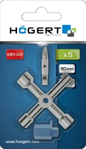 Ключ для электрошкафов, 76 мм HOEGERT