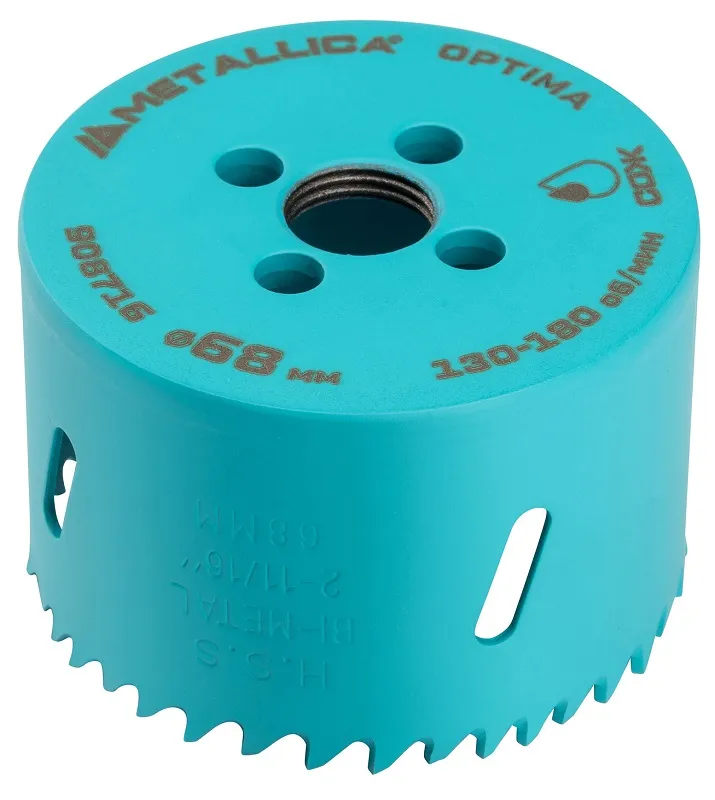 Коронка биметаллическая 68 мм METALLICA Optima