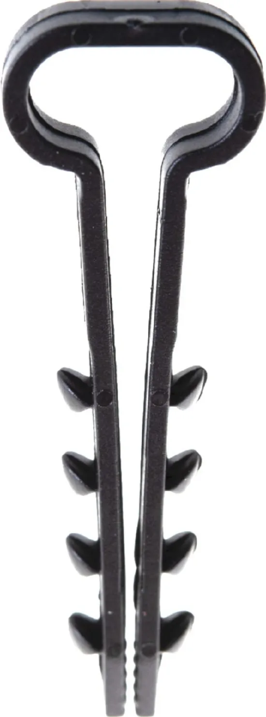 Дюбель-хомут ДХП 10х5 Черный Fortisflex (100шт) (аналог USMP-2), уп