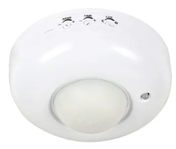 Датчик движения ДД 020B 800Вт 360гр.6м IP33 инфракрасный белый IN HOME