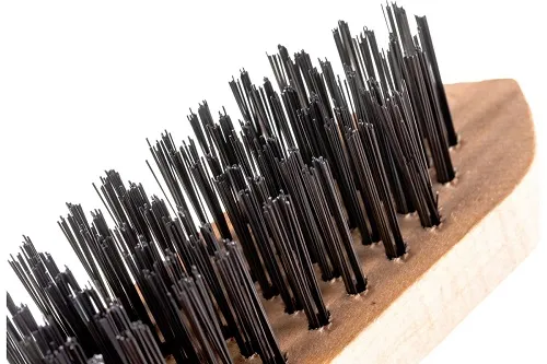 Щетка проволочная шестирядная, стальная проволока 6x15 HOEGERT