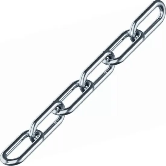 Цепь 10 мм длиннозвенная DIN763 цинк (боб.10м) (Tech-KREP)