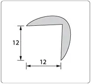 Угол наружный вспененный округлый 3/4 2,7м "Идеал" Дуб (30 шт. в уп.), 