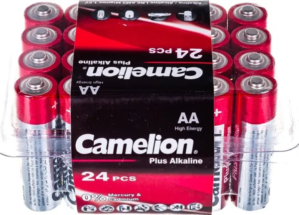 Батарейка LR6 PLUS ALKALINE CAMELION BOX-24, уп