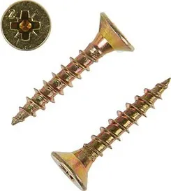 Саморез универсальный 4,0*20 (желтый цинк 200 шт.) (ГОСКРЕП)