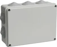 Коробка распред. о/п 190х140х70 IP44 СЕРАЯ 10 сальников КМ41243 IEK (20)