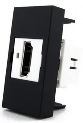 Розетка HDMI 2.0 Черный Livolo