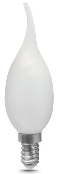 Лампа LED CB35 E14 4100К 5Вт 450Лм на ветру Filament OPAL Gauss