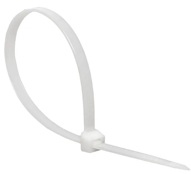 Хомут 4,8*200 белый нейлон (100 шт.) Basic (EKF), уп