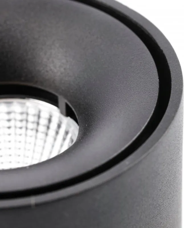 Спот LED BIANCO 8Вт 4000K 680Лм IP20 75мм черный 36° GTV Н