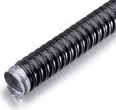 Металлорукав в ПВХ изол. 25 черный с зондом  МРПИ-НГ Строитель (50м)