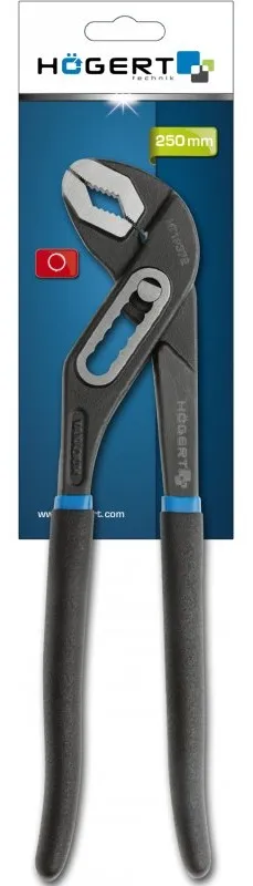 Клещи трубные переставные 250мм HOEGERT
