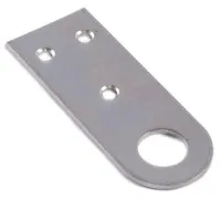 Проушина (Пробой-ушко) 28х77 (105х40х3) (цинк белый)