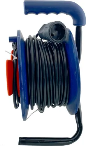 Удлинитель силовой на катушке GLANZEN ПВС 2х1,5