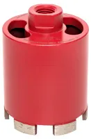 Коронка алмазная по бетону 72 мм М16 EKF микроудар, верх/пыл