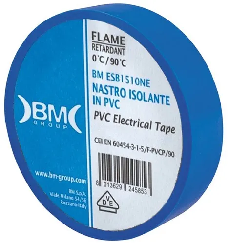 Изолента ПВХ 19 мм x 25 м, цвет синий