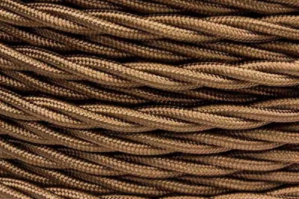 Провод витой 3*2,5 Бронза (глянец) кратно (10м) Bironi (СНЯТ) (50м/уп)