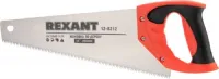 Ножовка по дереву REXANT «Зубец» 350 мм, 7-8 TPI, каленый зуб 2D, двухкомпонентная рукоятка