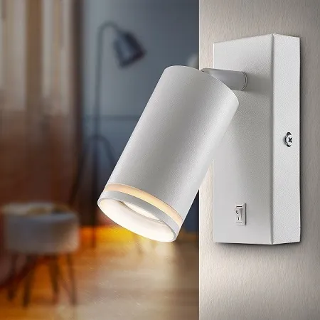 Светильник настенный WL19 WH GU10 MR16 IP20 белый ЭРА