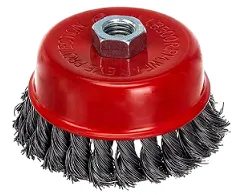 Щетка/корщетка чашечная 100мм M14 (жёсткая) Strong