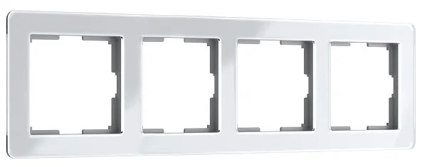 Рамка 4-я Белый Acrylic WERKEL