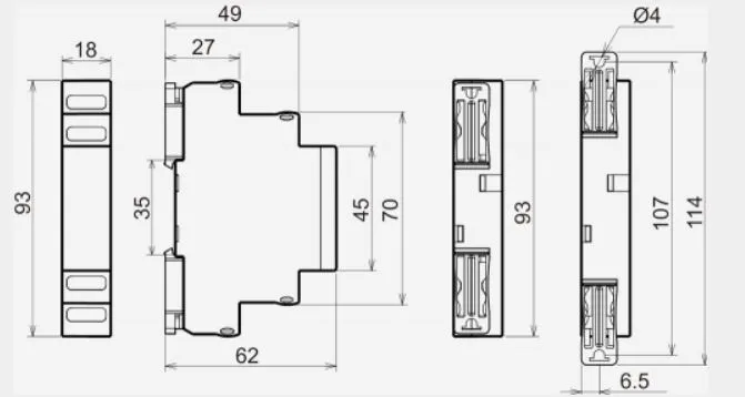 Реле контроля фаз и напряжения РКН-3-15-15 AC230В/AC400B 3Ф+N Меандр