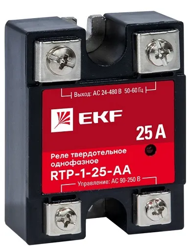 Реле твердотельное однофазное RTP-25-AA EKF