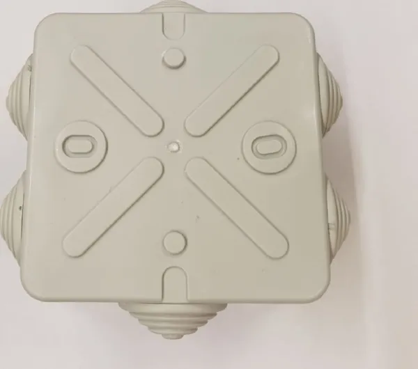 Коробка распред. о/п 70х70х40 IP44 СЕРАЯ 6 сальников JBS070 Ecoplast (200)