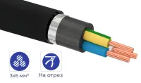 Кабель ВБШвнг(А)-LS  3*6 (ГОСТ)