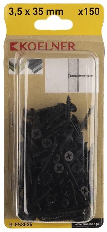 Саморез по металлу 3,5*35 (150 шт.) блистер (KOELNER), уп