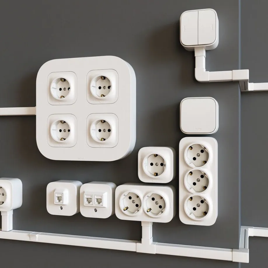 Обновление розеточных блоков QUTEO