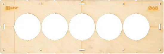 Шаблоны для подрозетников 68 мм Expert EKF, ком