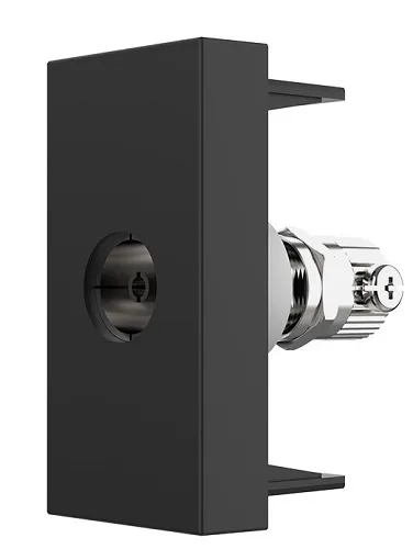 Розетка TV Черный Livolo